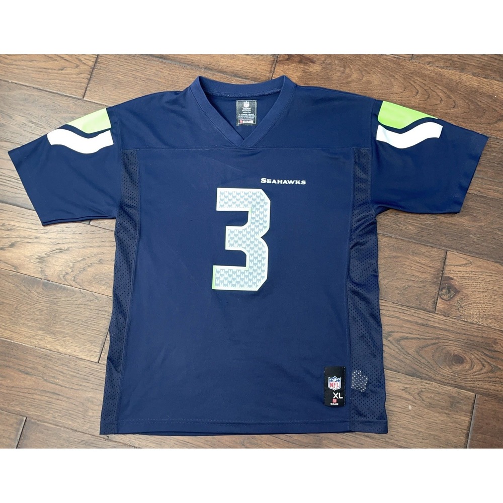 Seattle Seahawks‎ #3 Russell Wilson Jersey Youth XL 18/20